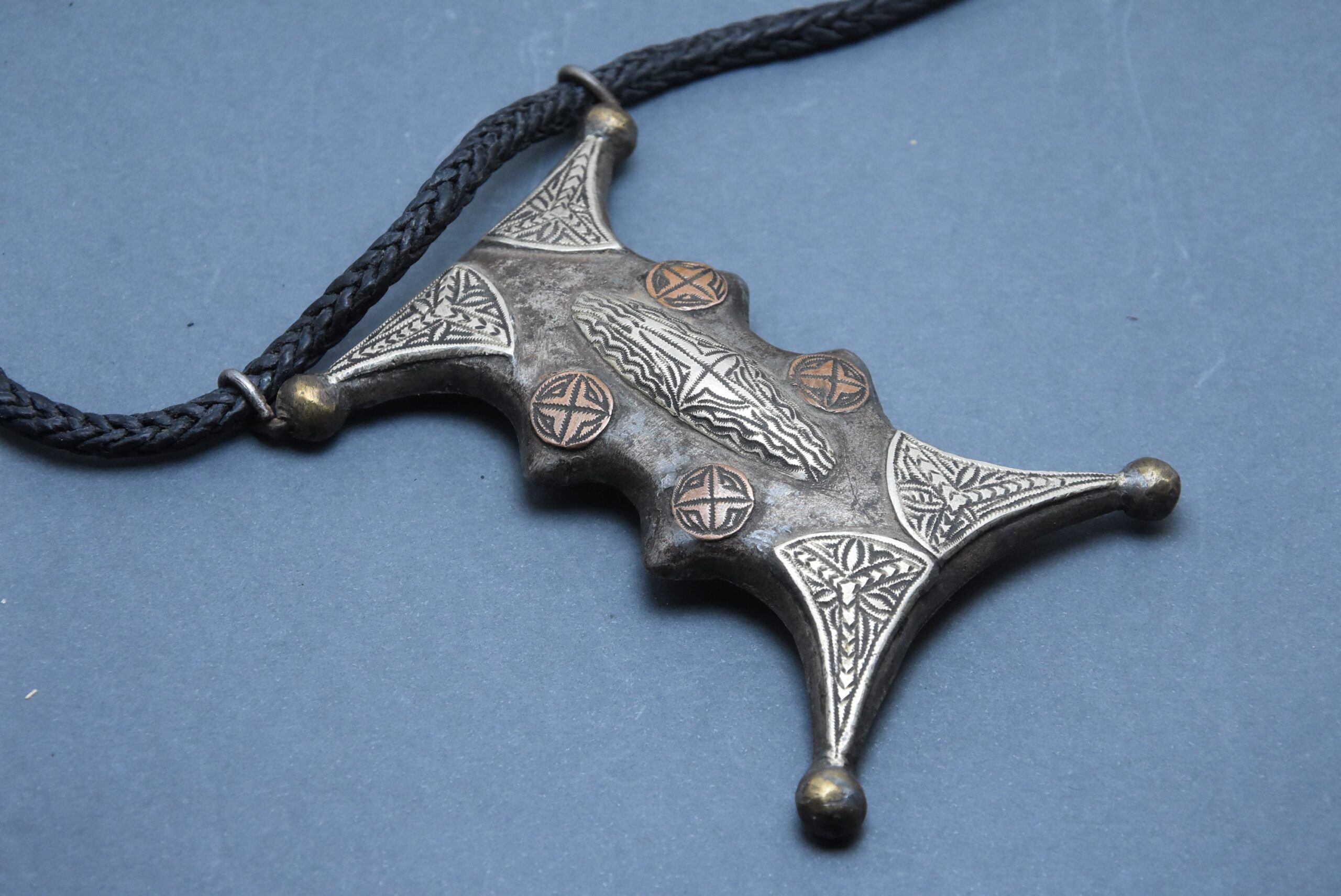 Amulette Touareg En Laiton – Croix Du Tuareg – Talisman Ethnique