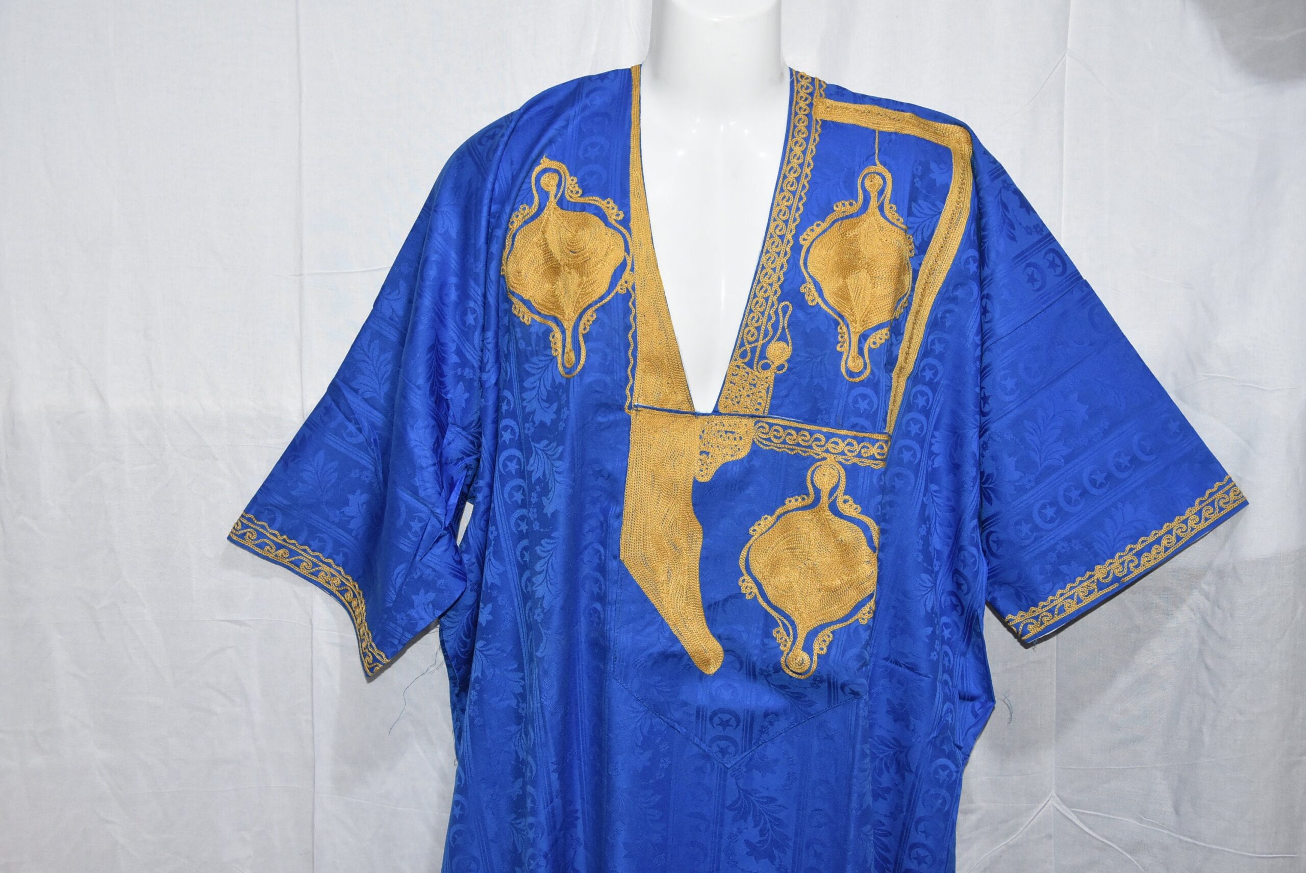 Mauritanian Traditional Dresses Daraa Bleu Tuareg Clothing - Etuareg