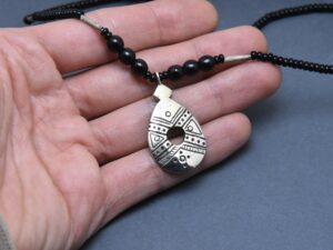 Niger Tuareg Pendant Silver , Beautiful Tuareg Necklace Pendant