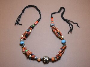 Old Berber Necklace Corail And silver- Ait Atta Morocco