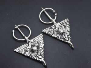 Fibule Argent marocain, Fibule berbère bijoux, parure berbère en argent, bijoux marocain anciens, bijoux ethnique