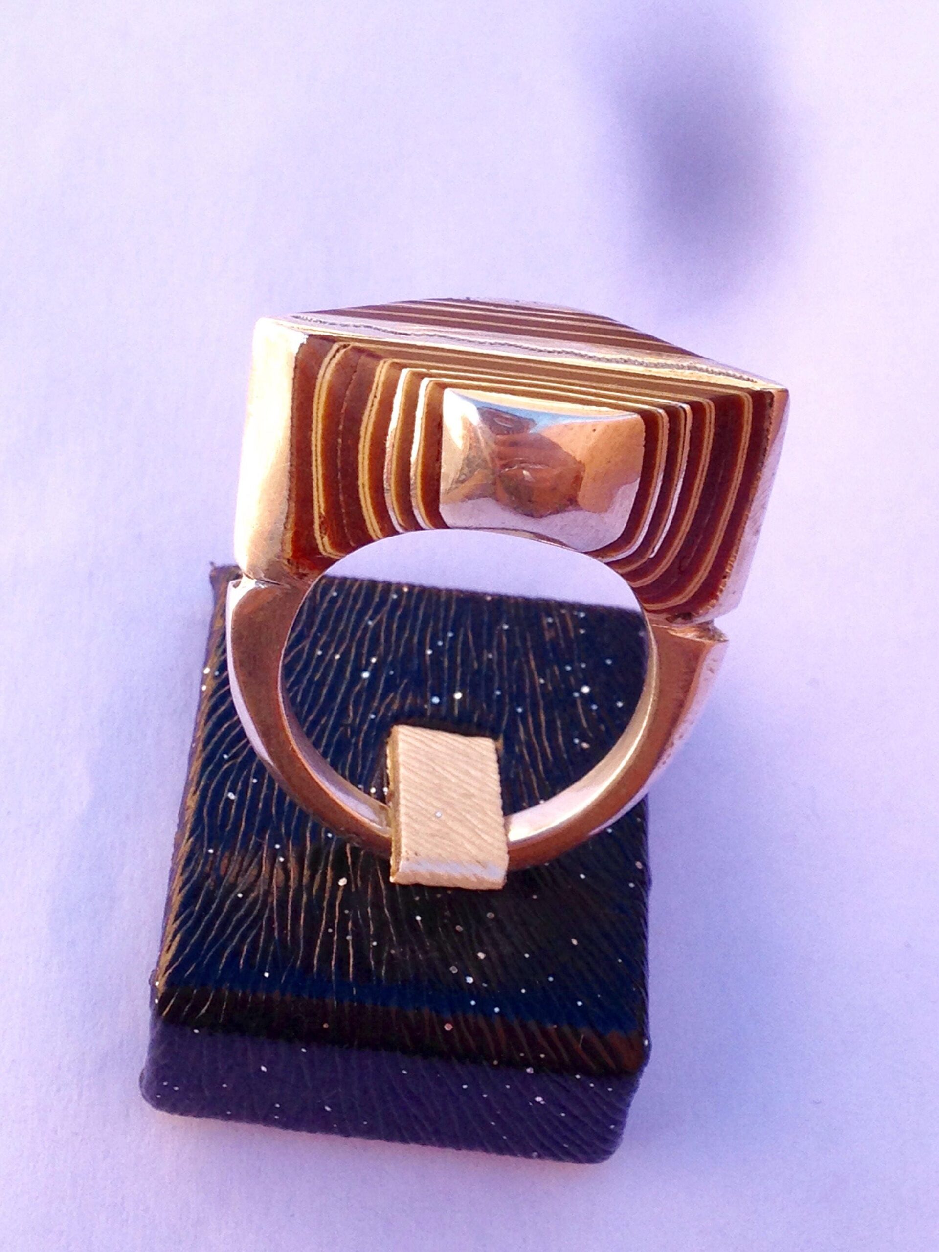 Massif 999 Silver Touareg Ring with Ebony – Berber Tribal Boho Jewelry - Image 8