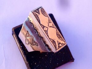 Bague berbère argent 925 fait par main a des artisans de tiznit maroc