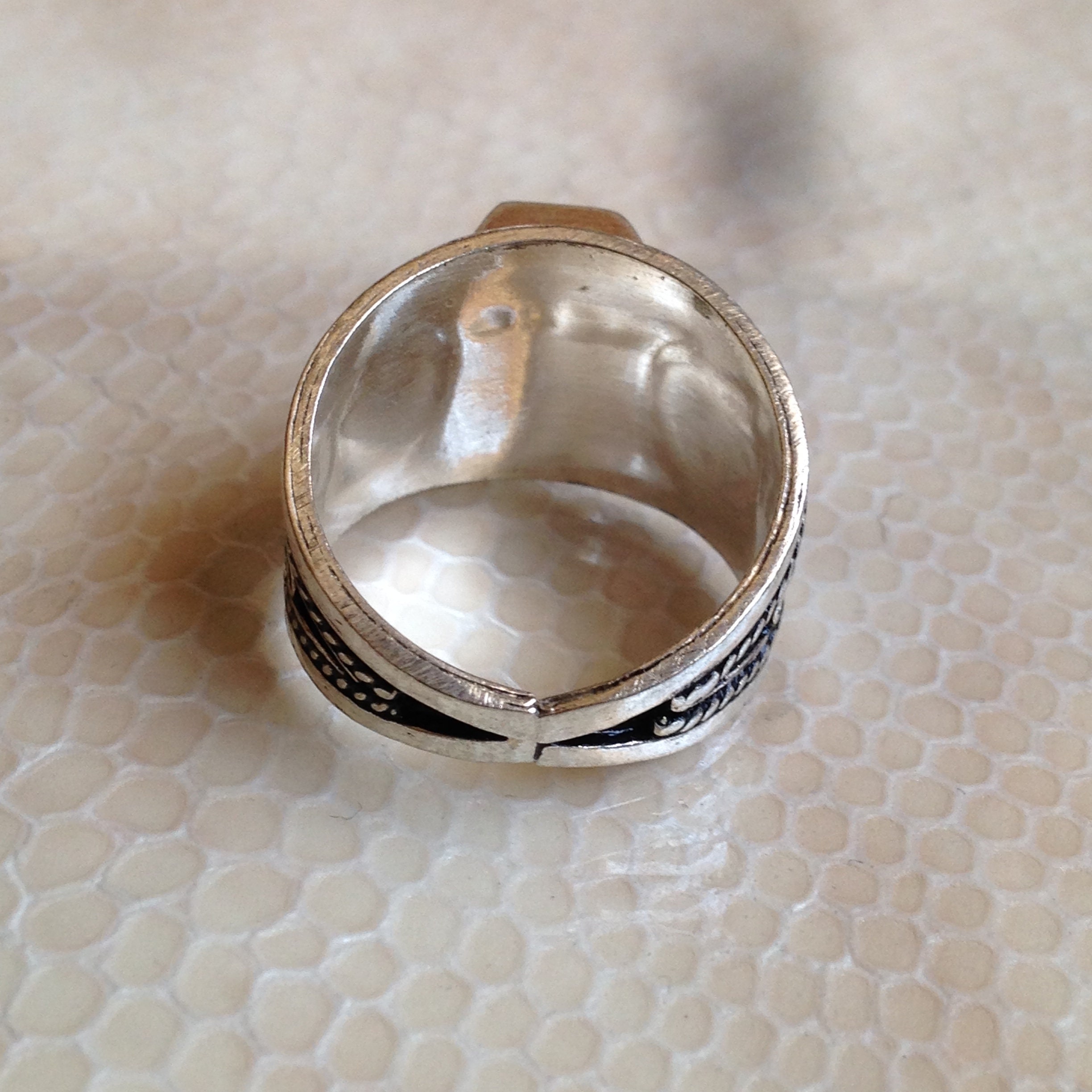 Handmade Berber Filigree Ring: Tiznit Ethnic Boho Silver - Image 4