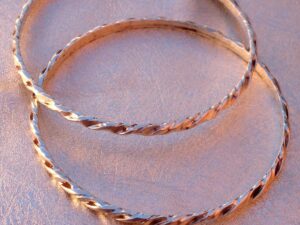 Handmade Berber Silver Bracelet: Moroccan Tribal Boho Jewelry