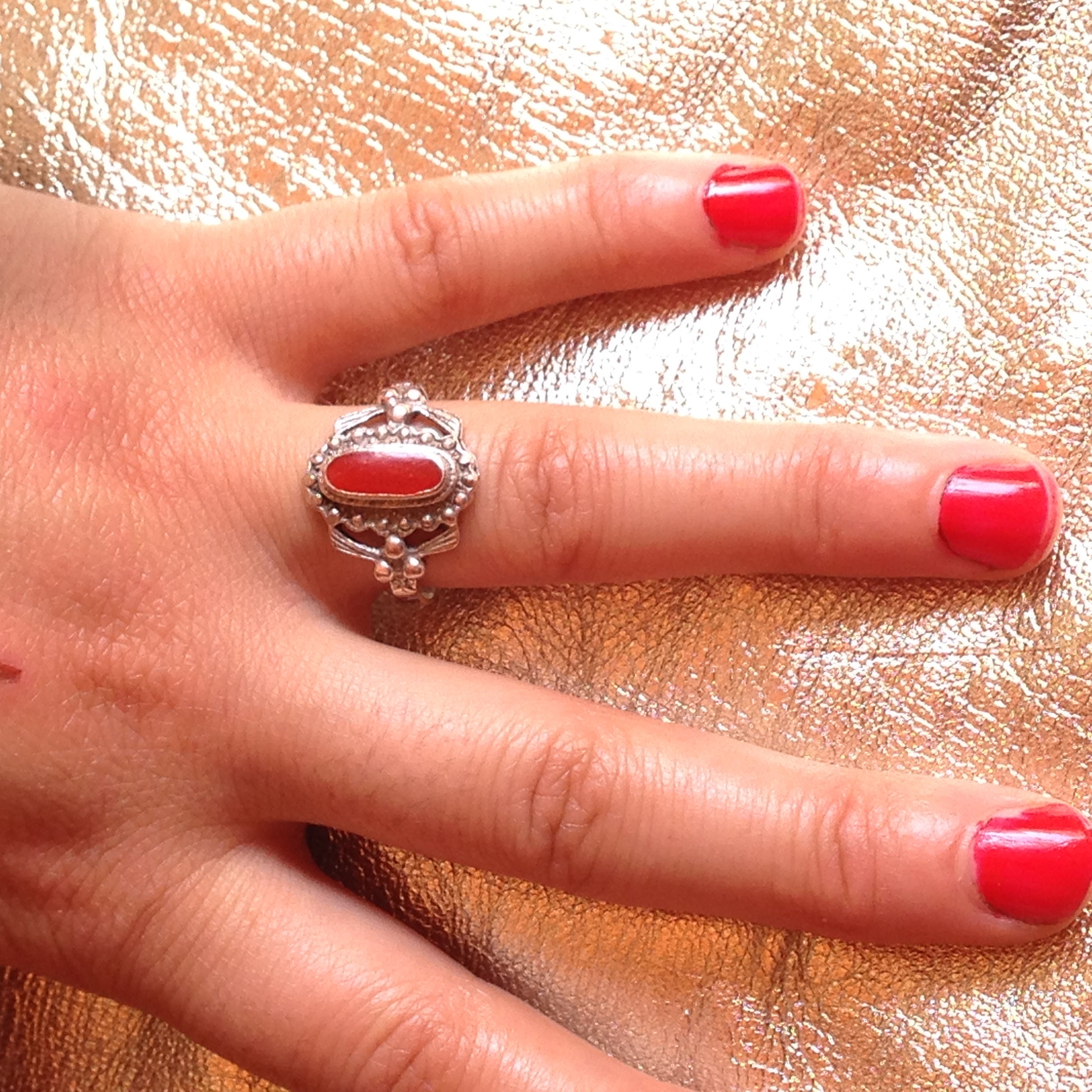 marocain bague argent 925, fait a main, boho ring, ethnique rings, vintage morocan jewelry - Image 2