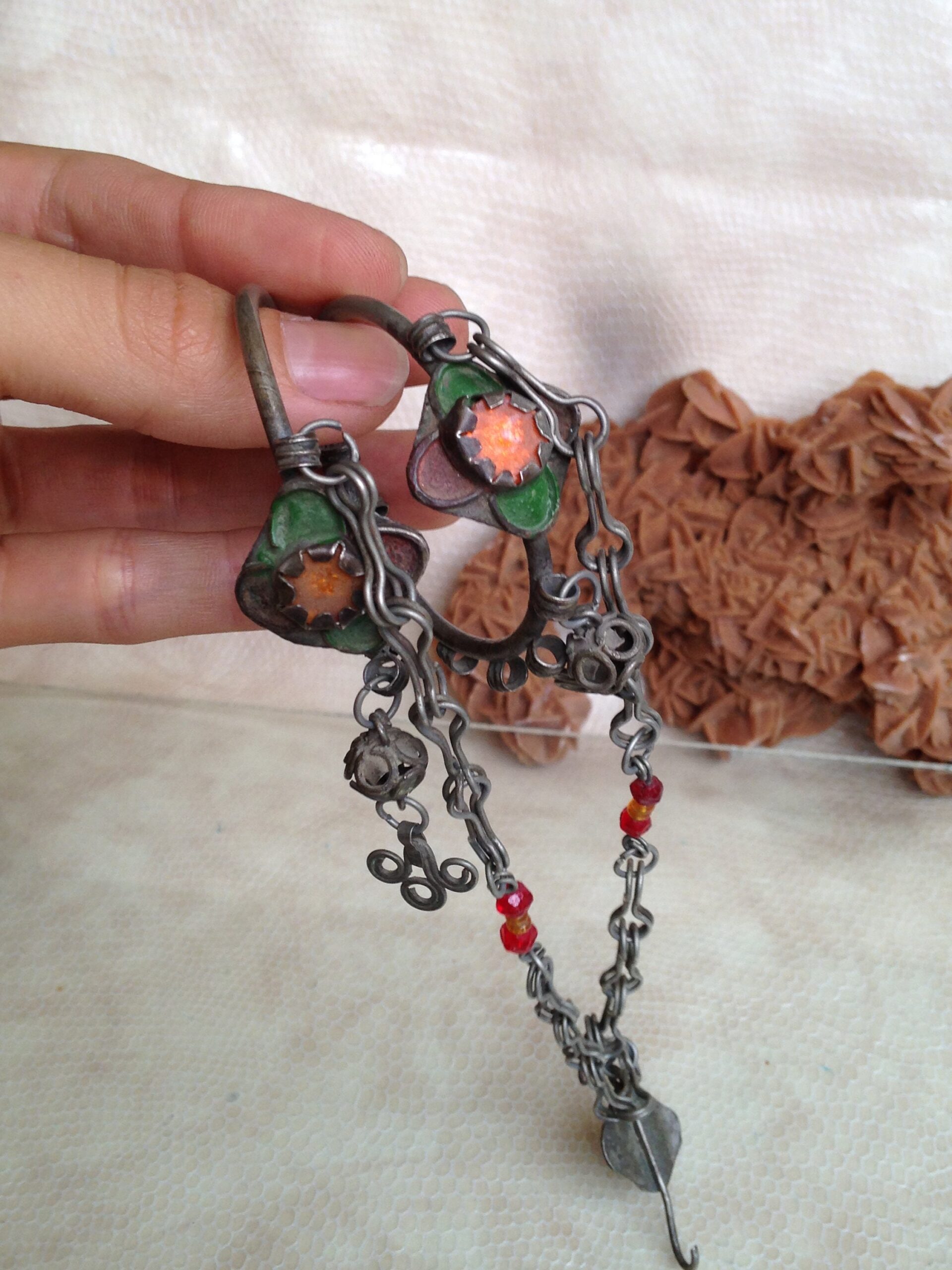 Antique Moroccan Silver Earrings: Ida Semlal Berber Jewelry - Image 5