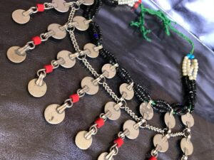 Antique Berber Coin Necklace: Draa Valley Tribal Jewelry