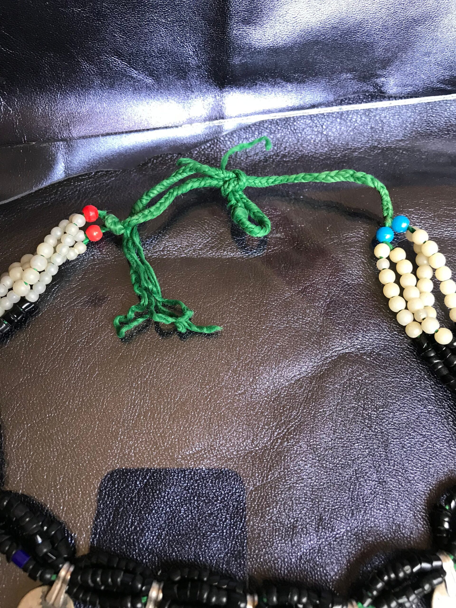 Antique Berber Coin Necklace: Draa Valley Tribal Jewelry - Image 9