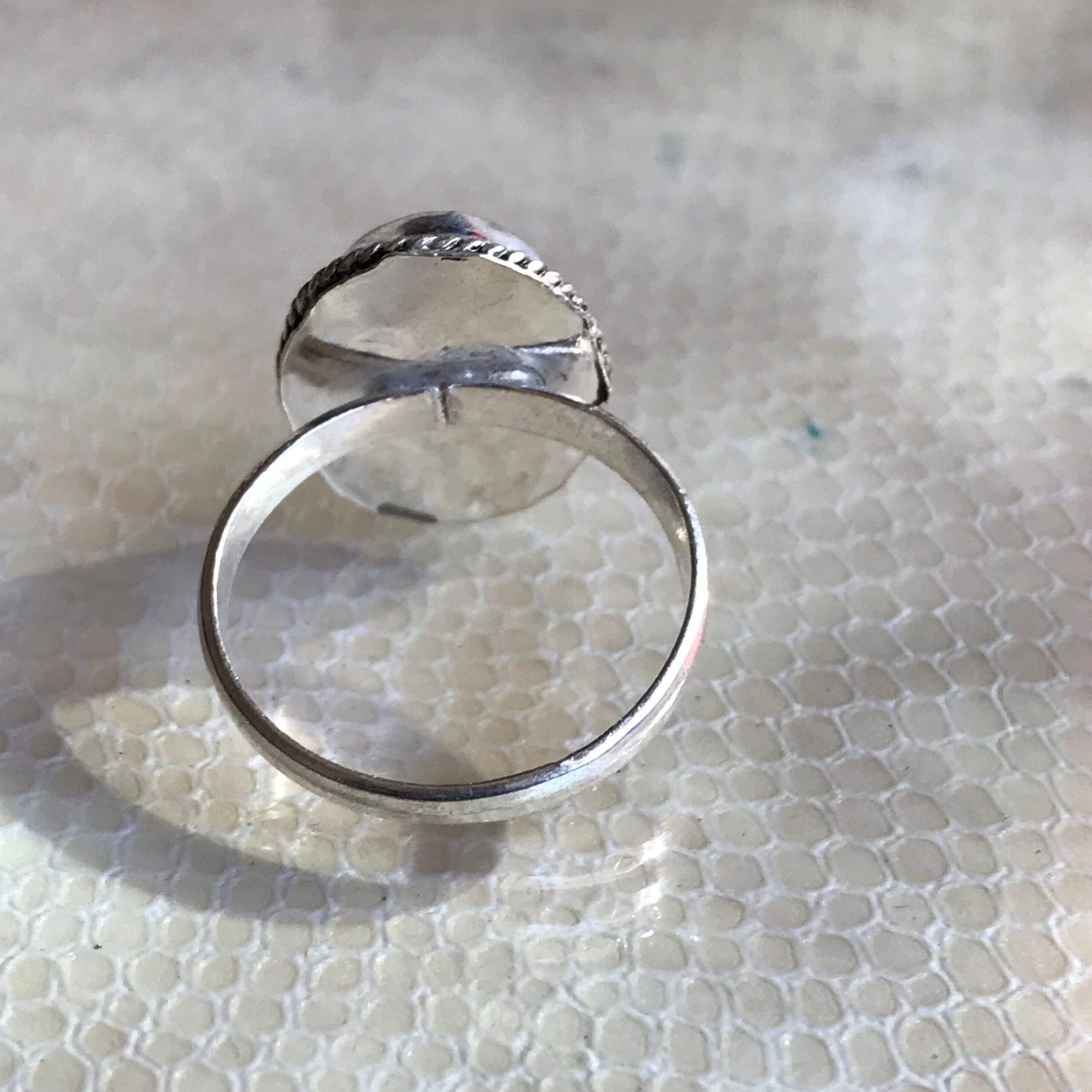 Handmade Sterling Silver Red Onyx Ring: Berber Design - Image 4