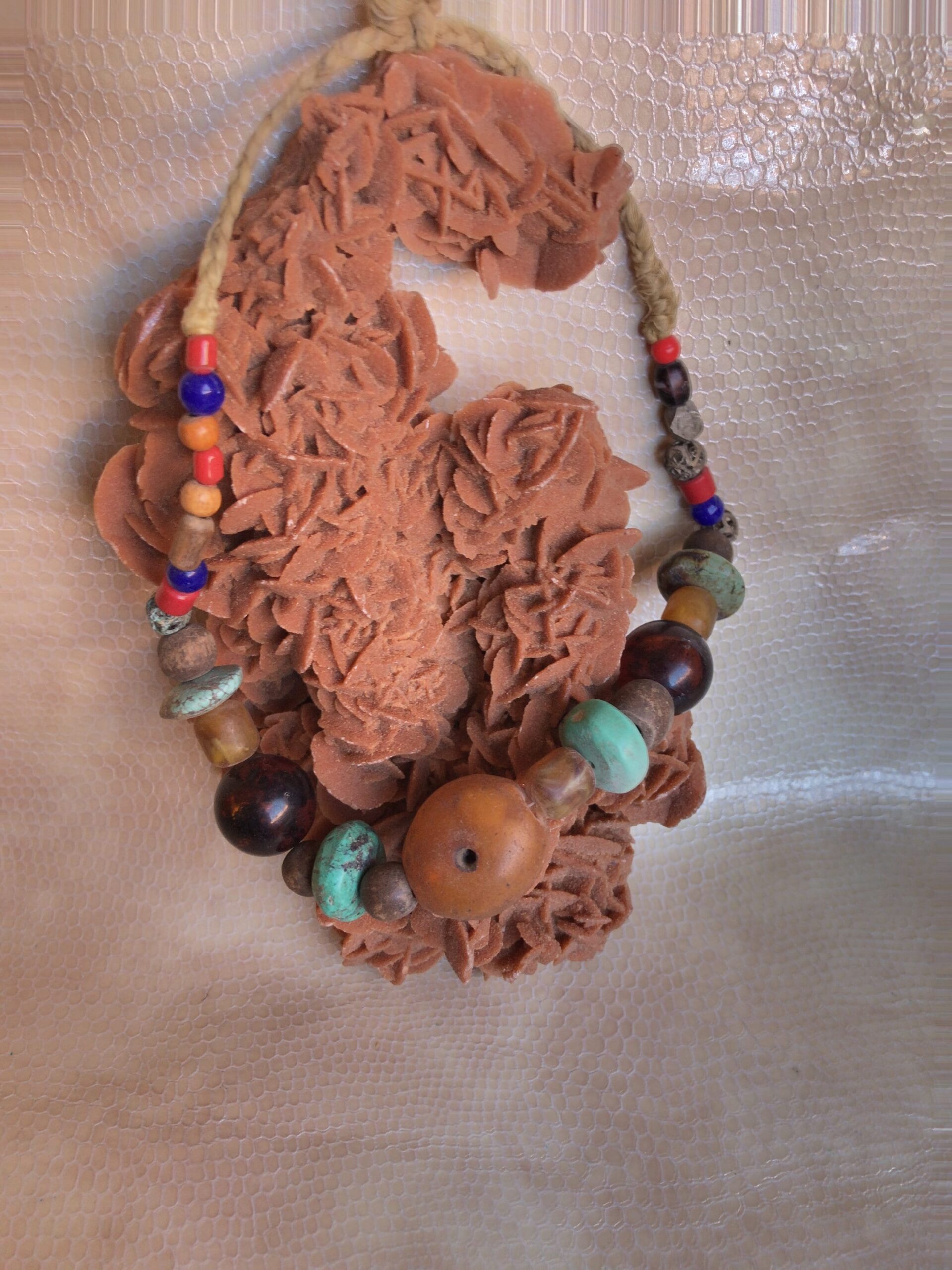 Vintage Berber Necklace: Silver & Turquoise Ethnic Boho Jewelry - Image 5