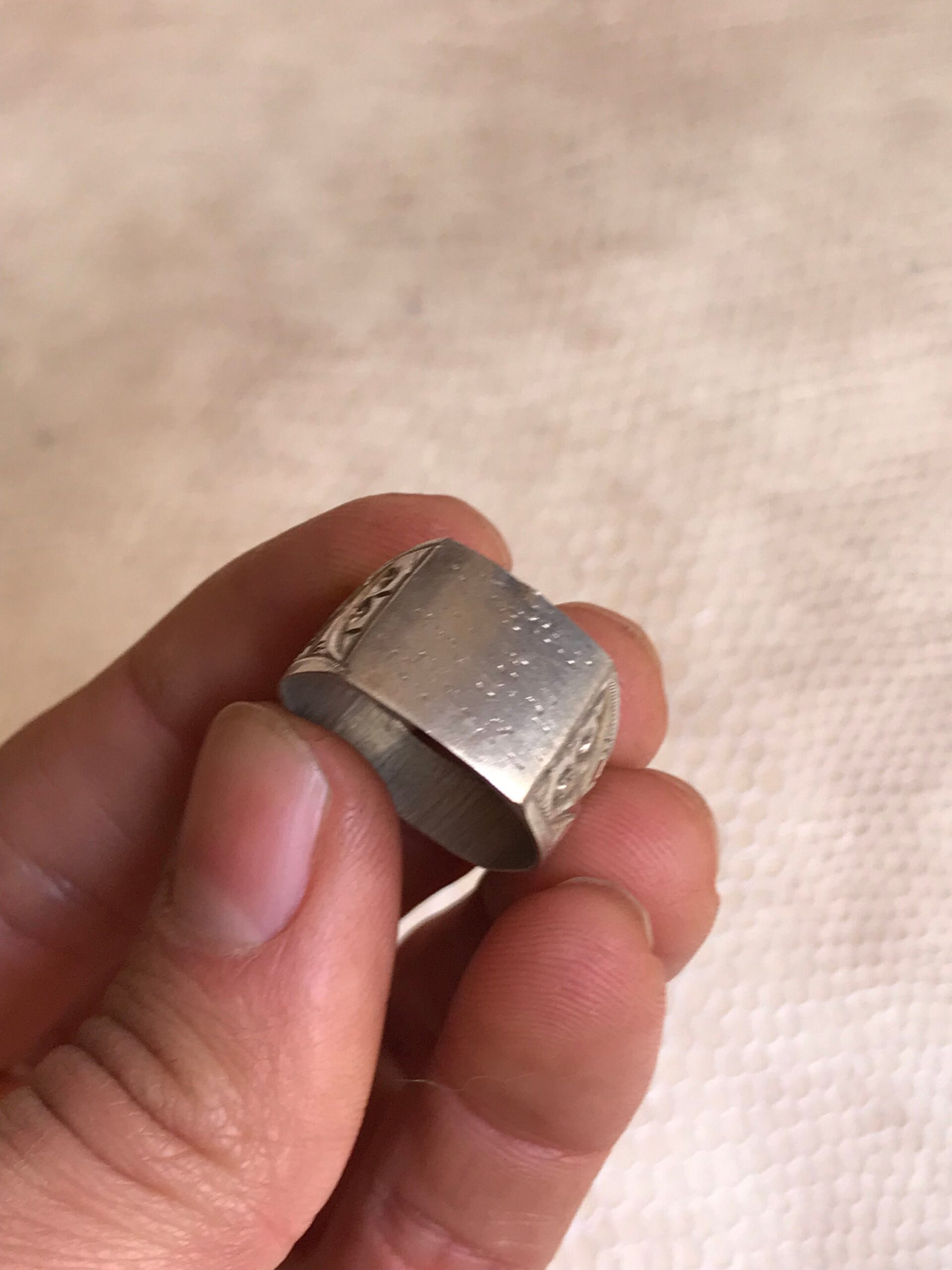 Berber Sterling Silver Ring: Ethnic Touareg Jewelry, Size 10 US - Image 5