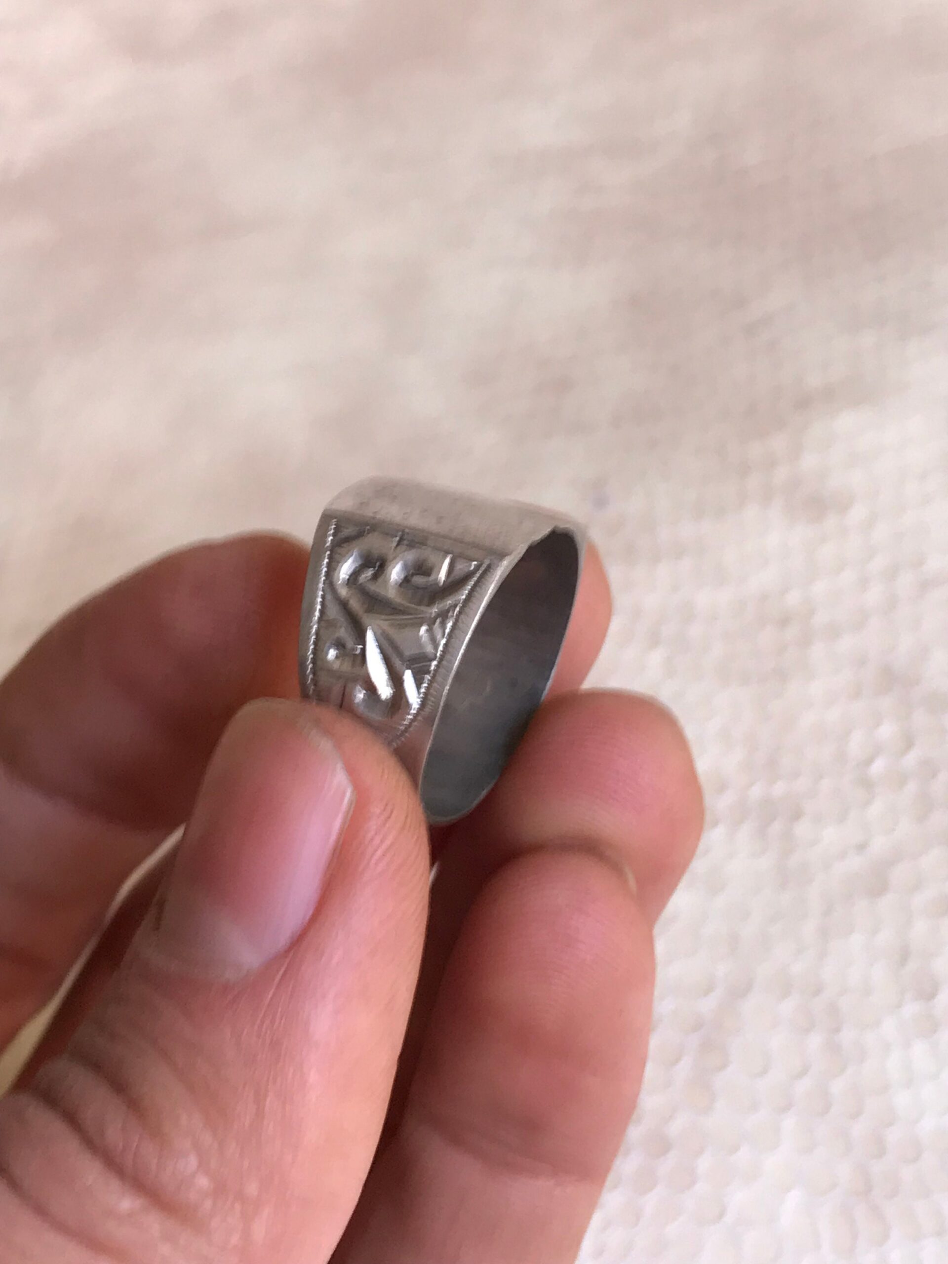 Berber Sterling Silver Ring: Ethnic Touareg Jewelry, Size 10 US - Image 7