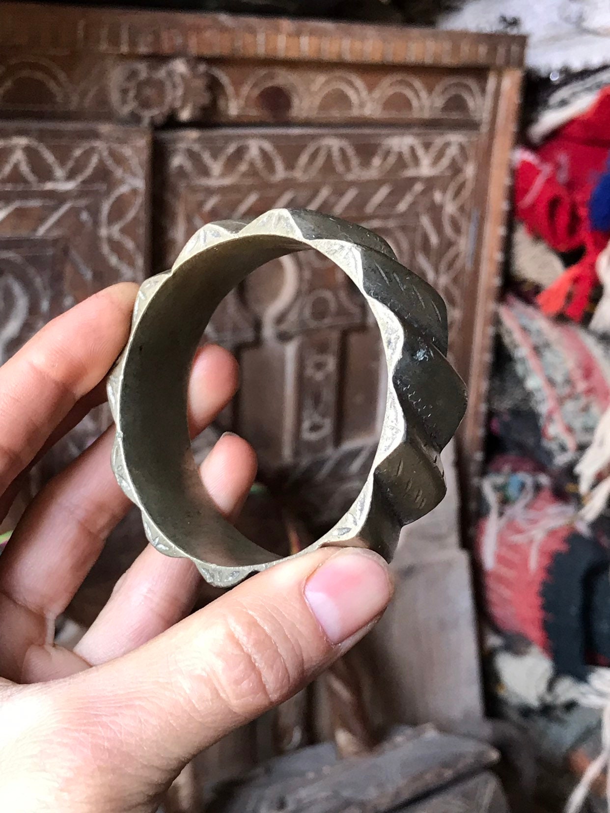 Ethnique bracelet marocain (VALLÉE DE DRAA), solide berbère - Image 4