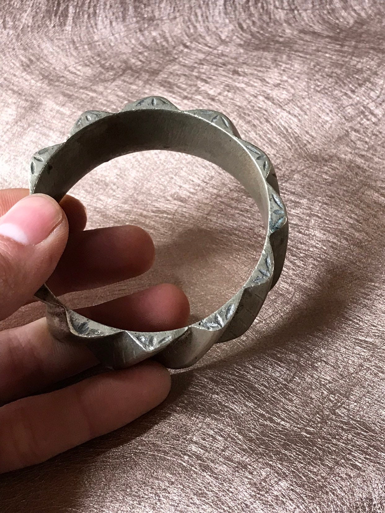 Ethnique bracelet marocain (VALLÉE DE DRAA), solide berbère - Image 6