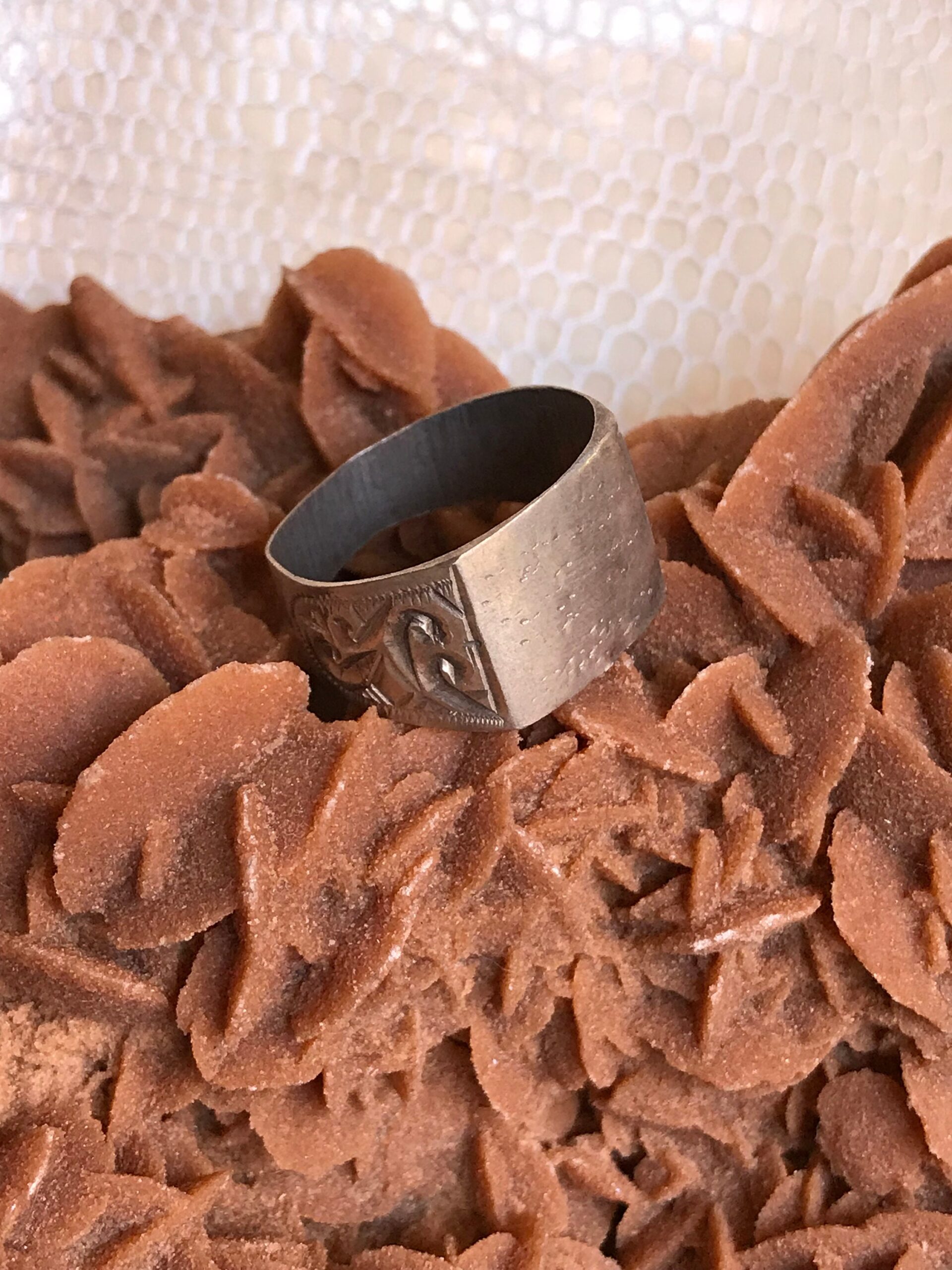 Berber Sterling Silver Ring: Ethnic Touareg Jewelry, Size 10 US - Image 3