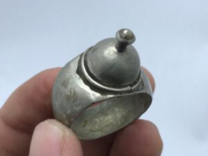 Vintage Berber Silver Ring: Moroccan Tribal Jewelry