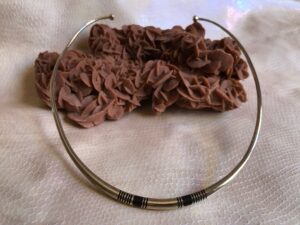 Touareg Berber Necklace: African Ebony & Silver Choker