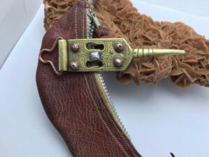 Tuareg Khol Applicator Stick: Ethnic Hair Pin, Empty Bottle