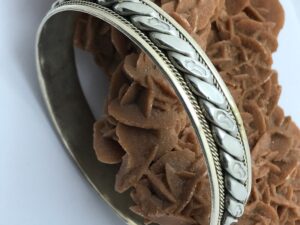 Vintage Berber Silver Bracelet: Moroccan Ethnic Bangle