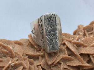 Handmade Tuareg Silver Ring: Berber Boho Jewelry