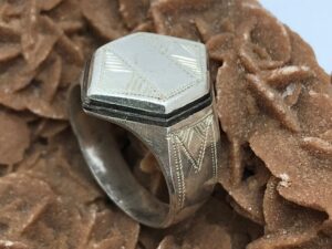 bague touareg argent solide fait a main, ethinc tuareg tribal ring