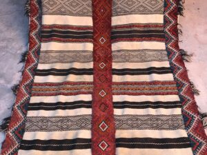 Old Fine Berber Kilim – Zemmour Tribe – Middle Atlas, Morocco, marocain, tapis berbère