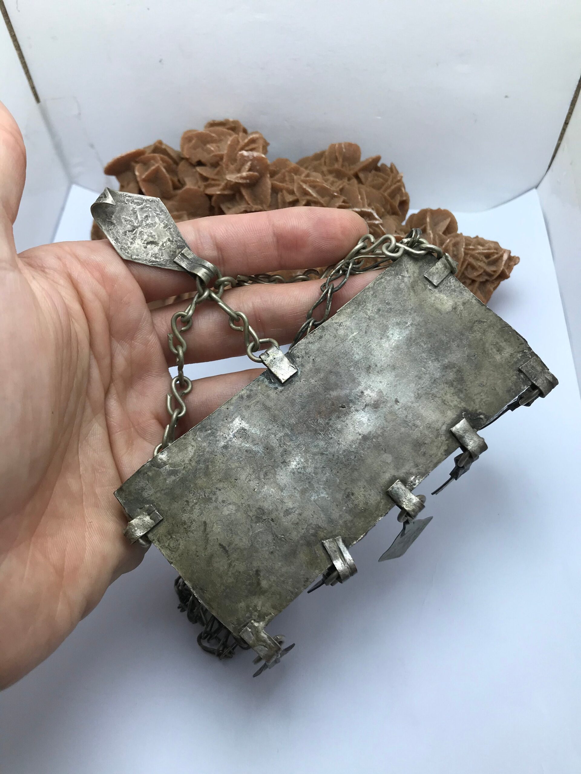 Vintage Berber Silver Head Ornament - Moroccan Tribal Jewelry - Image 6