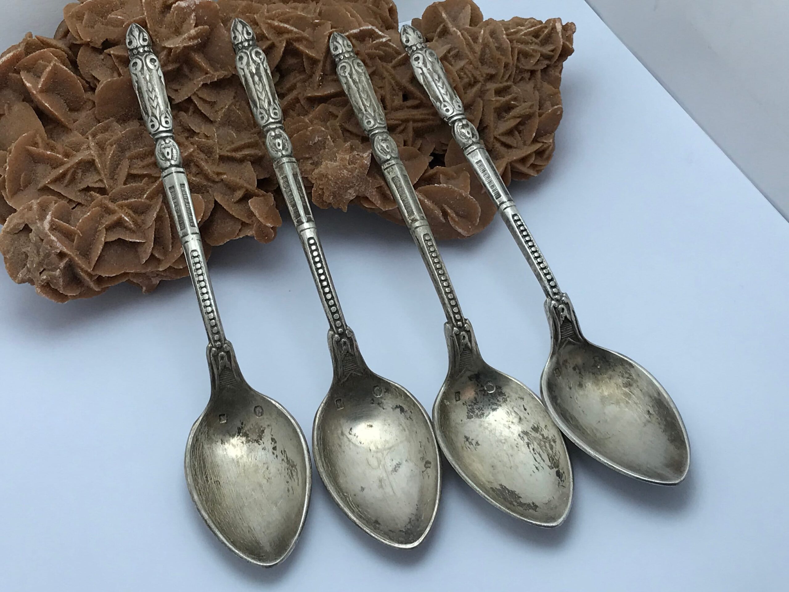 Vintage Moroccan Silver Spoons - Set of 4 (1940/1950)