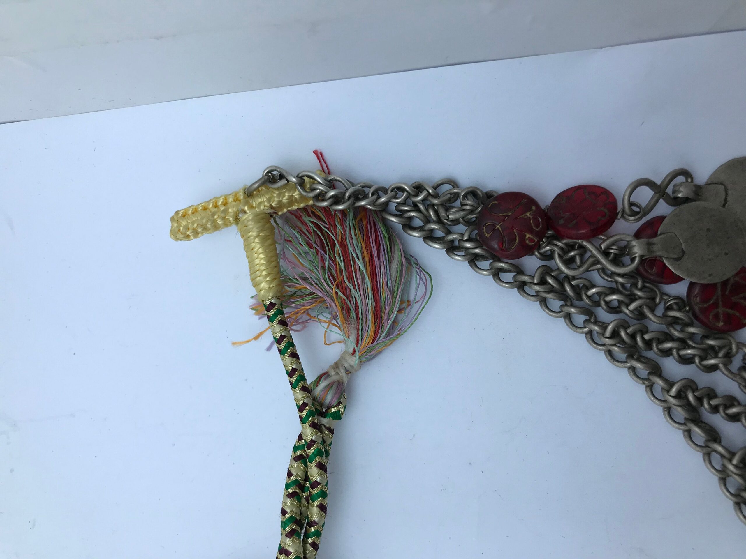 Vintage Fine Silver Berber Necklace: Moroccan Tribal Jewelry - Image 7