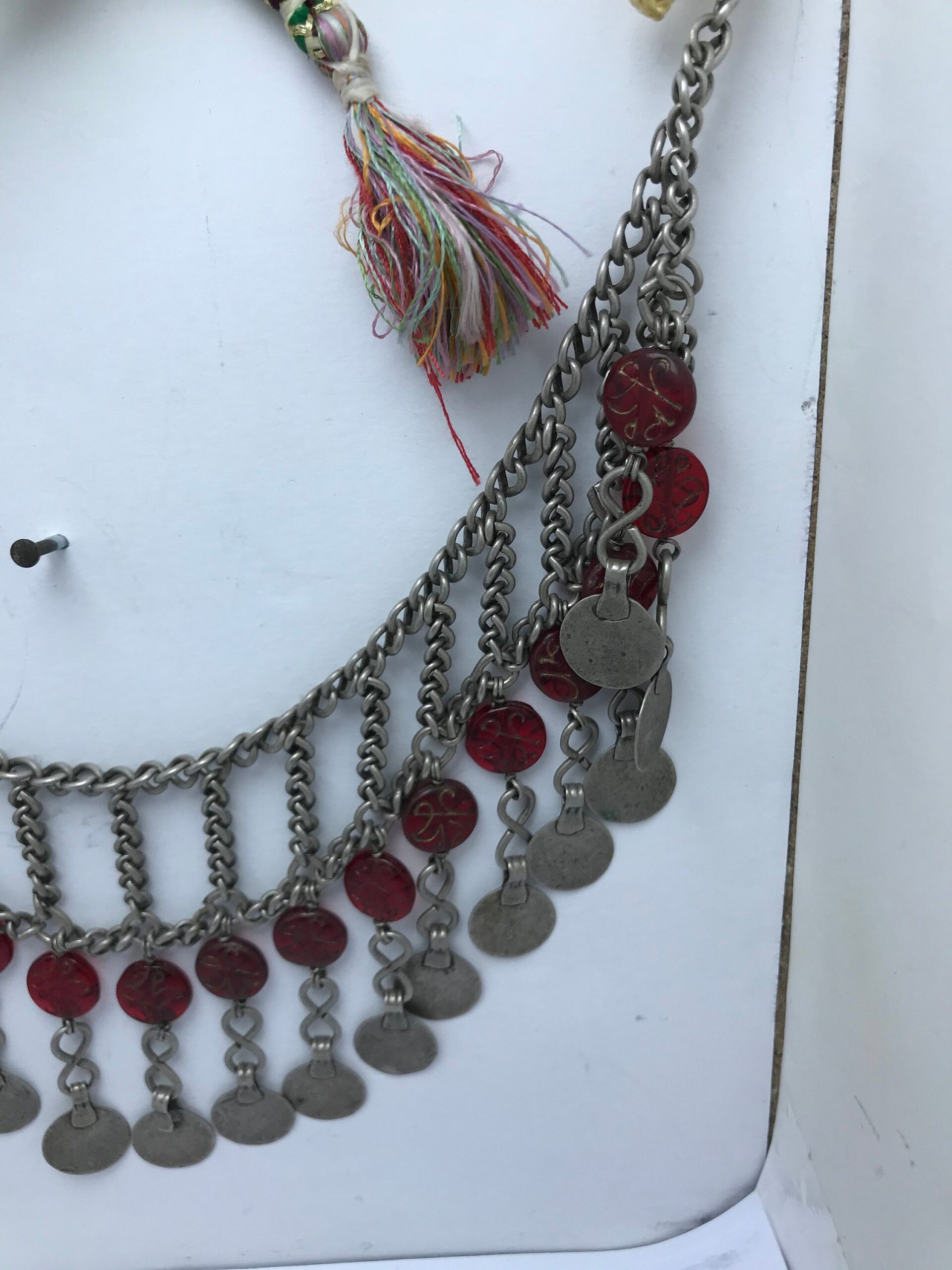 Vintage Fine Silver Berber Necklace: Moroccan Tribal Jewelry - Image 5