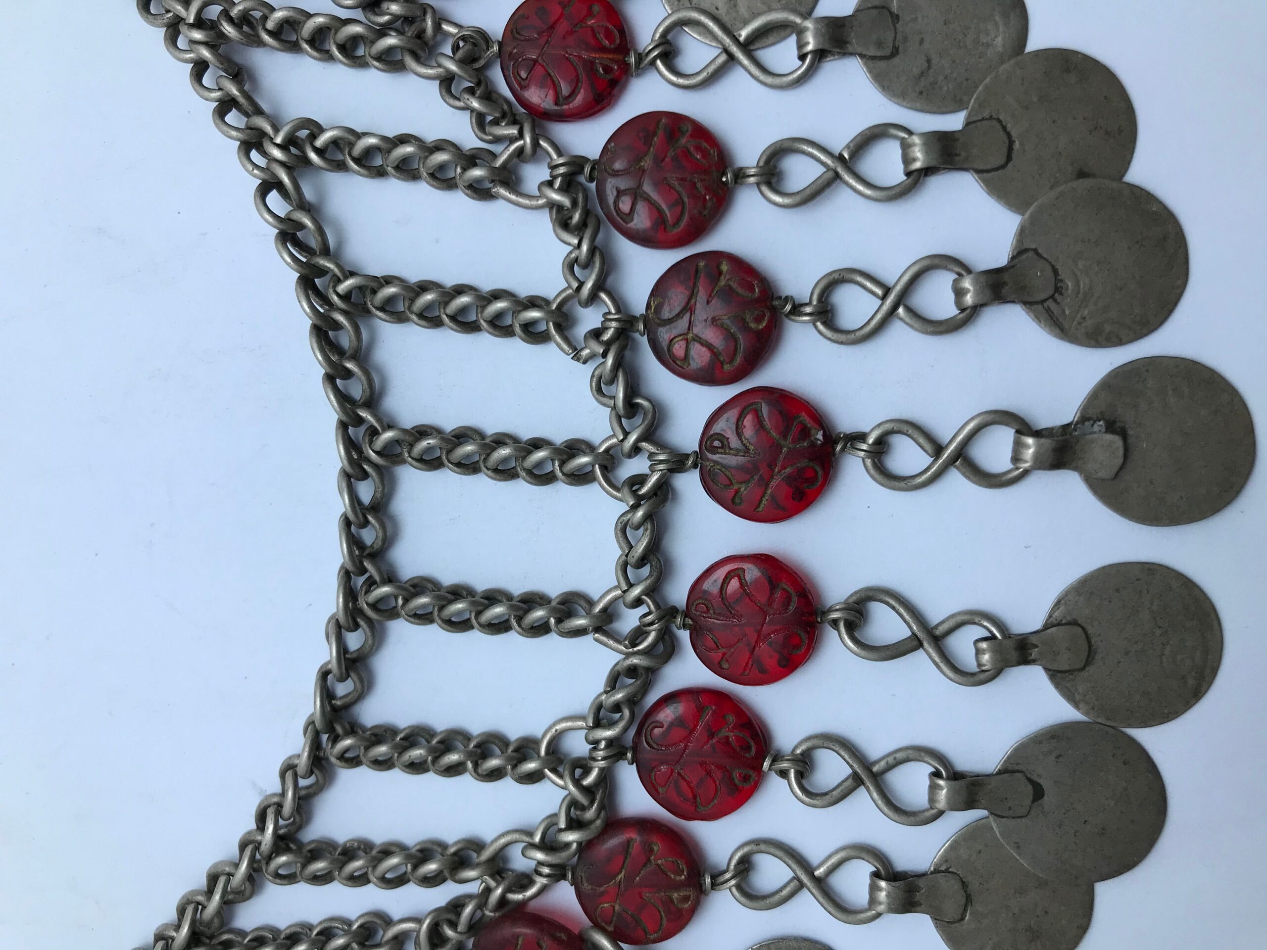 Vintage Fine Silver Berber Necklace: Moroccan Tribal Jewelry - Image 6
