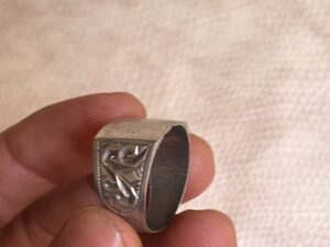 Berber Sterling Silver Ring: Ethnic Touareg Jewelry, Size 10 US