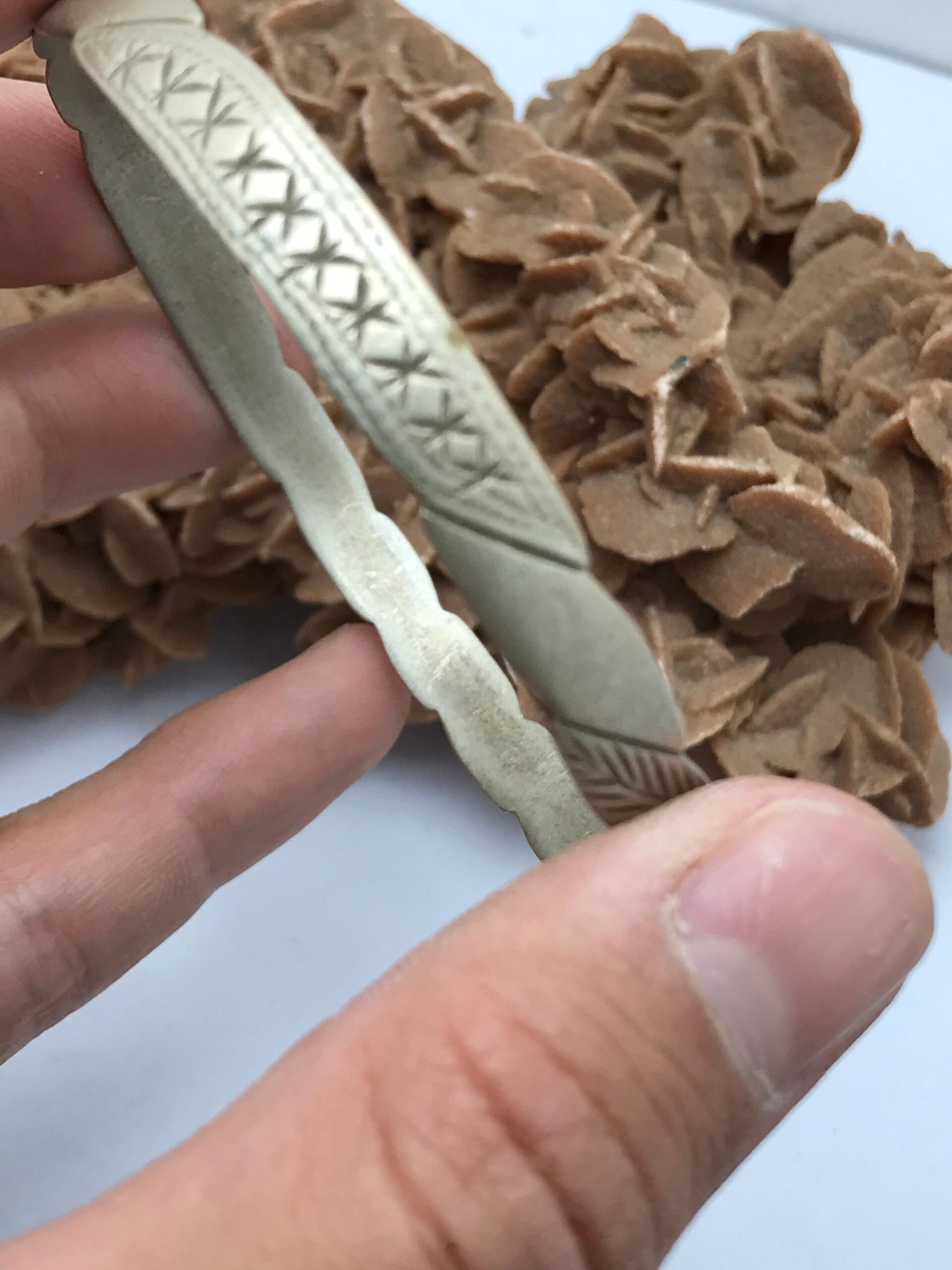 Vintage Touareg Silver Bracelet: Moroccan Berber Jewelry (6.7cm) - Image 5