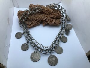 Ancien collier berbère avec piece money marocain anciennes, vintage old morocan necklace
