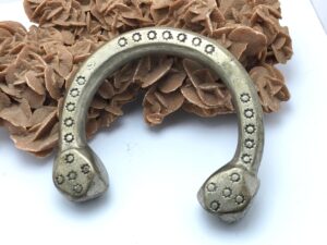 Amazigh Silver & Brass Bracelet: Touareg Berber Tribal Jewelry
