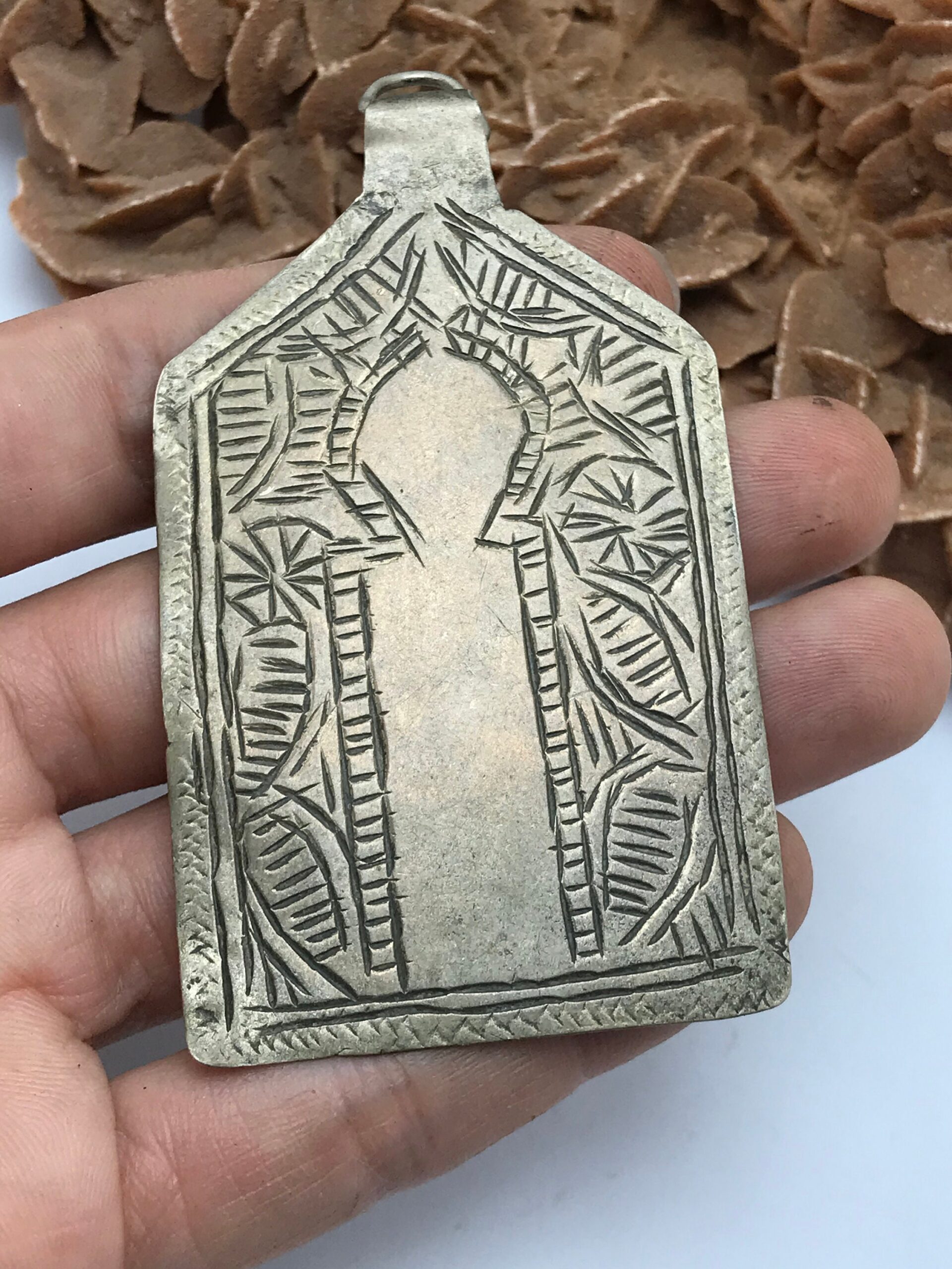 Maroc - Amulette « Louha » avec inscriptions argent - Image 6