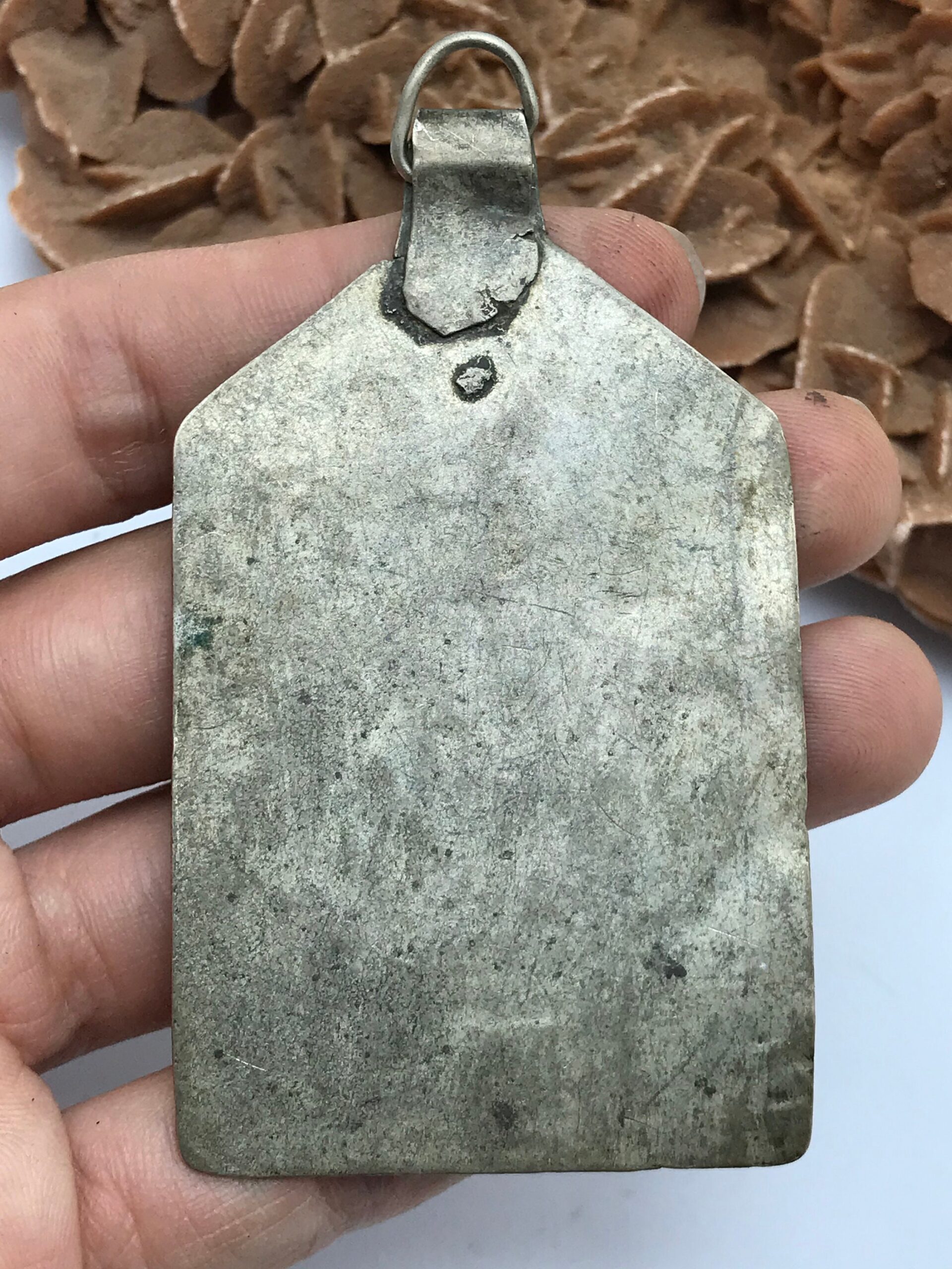 Maroc - Amulette « Louha » avec inscriptions argent - Image 4