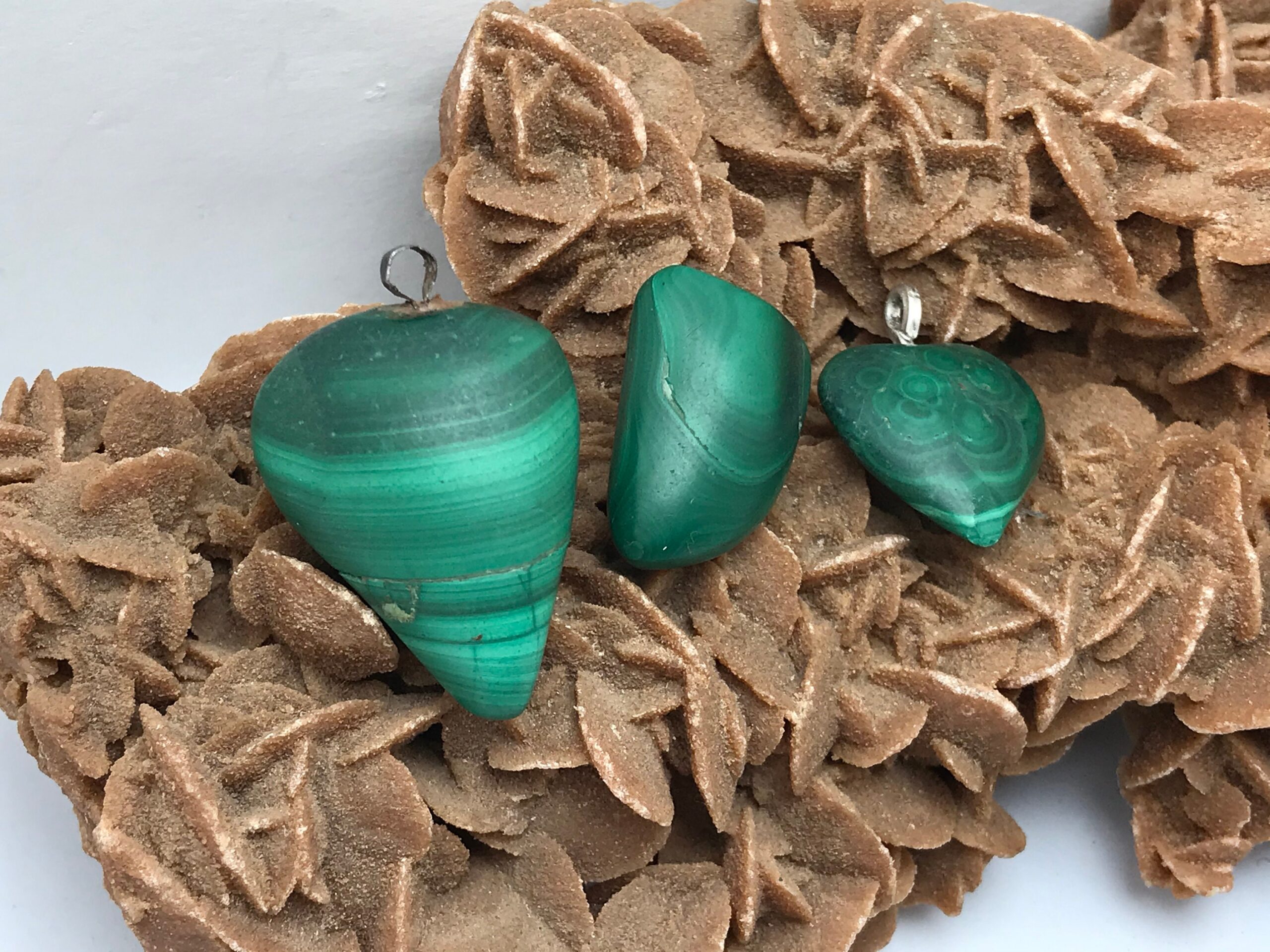 Old Mauritania Kiffa Beads: African Trade 3 Piece (3cm & 2.5cm)
