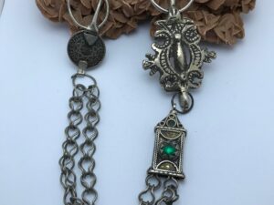 Rare Berber Silver Fibula Brooch: Moroccan Draa Valley Shawl Pin