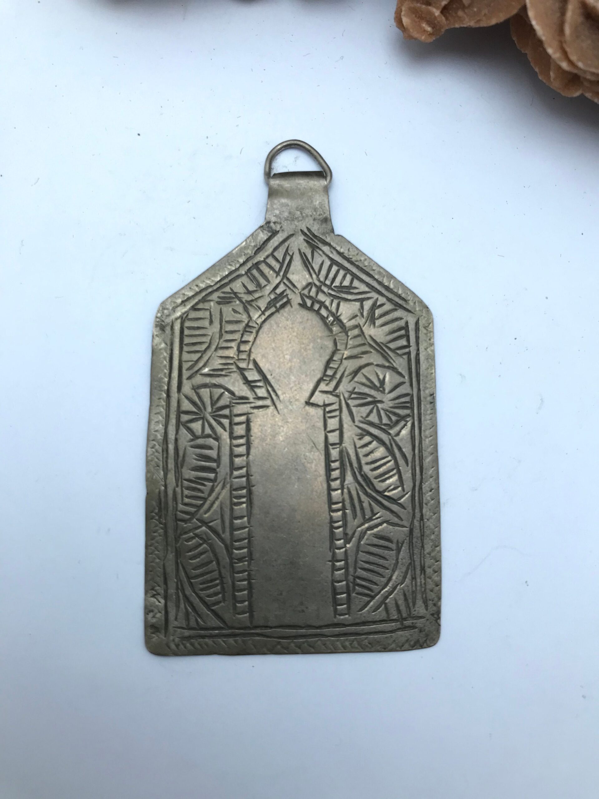Maroc - Amulette « Louha » avec inscriptions argent - Image 2