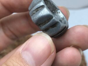 Vintage Berber Ring: Moroccan Aluminum AIT ATTA (Size 6 1/2 US)