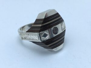 Handmade Sterling Silver Touareg Ring: Berber Engraved Band