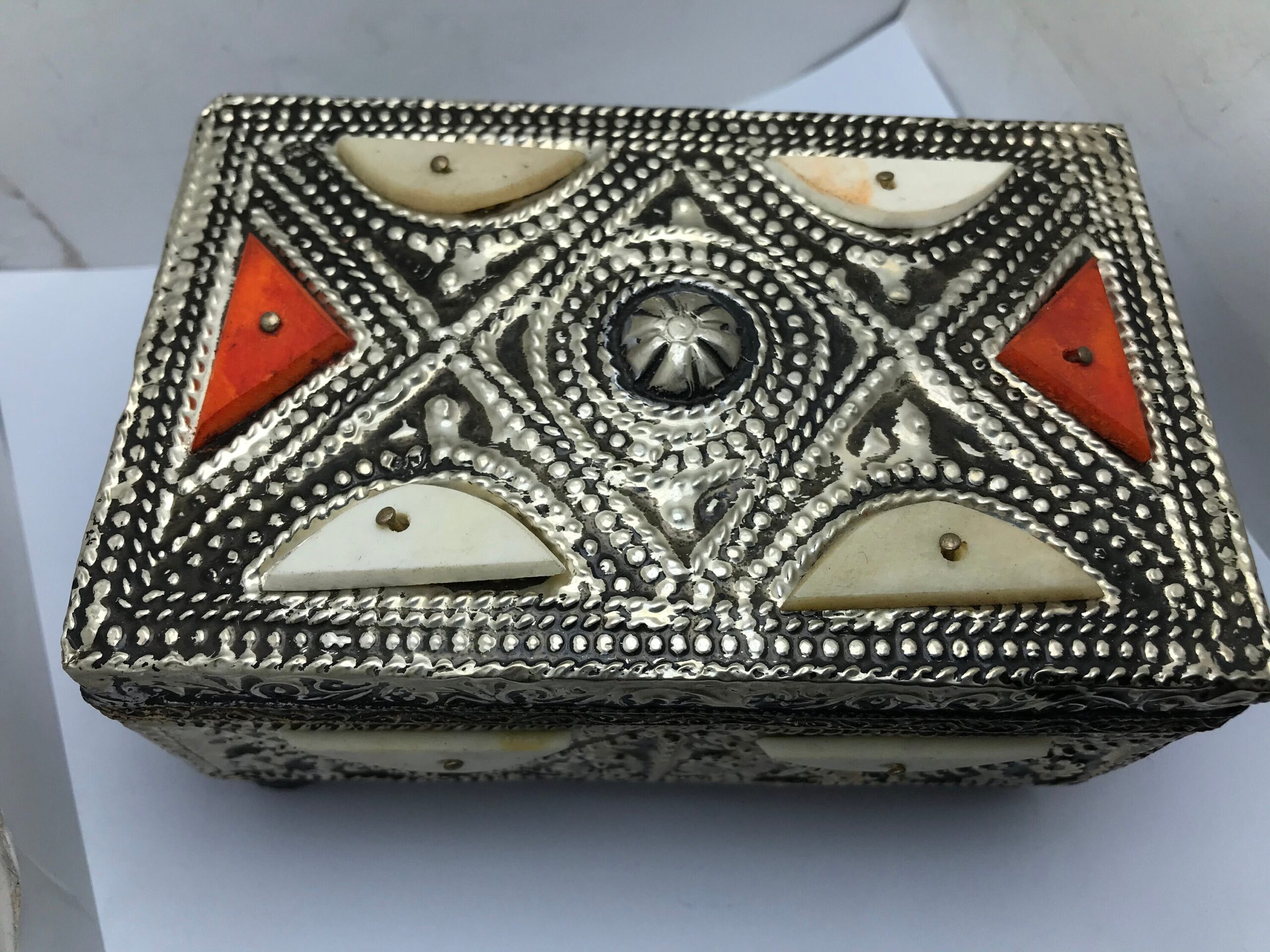 Handmade Berber Jewelry Box: Moroccan Ethnic Ebony Wood Box - Image 3
