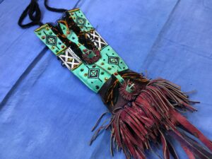 Tuareg Leather Wallet Bag: Niger/Mali Enafad-Abalak Design