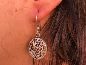 earrings morocco essaouira rorroco, berber engraved gandmade silver
