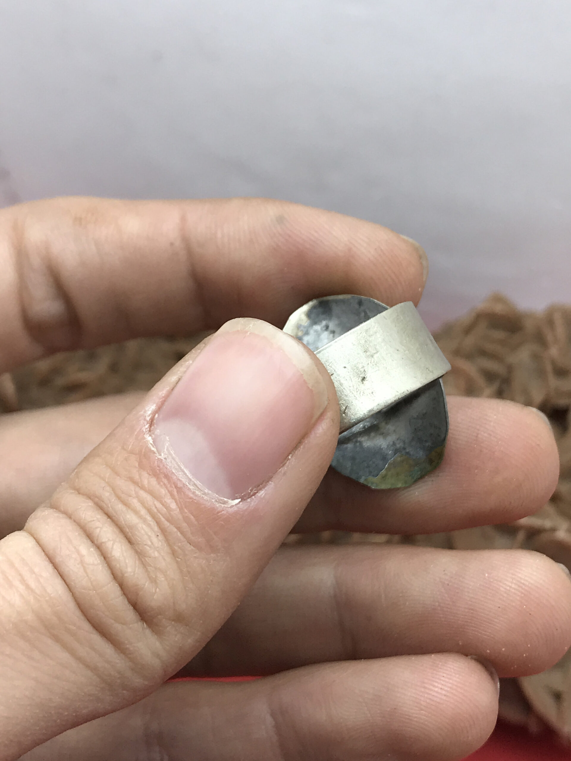 ANCIEN BERBER Ring handmade ethnic old from mali craft rings - Image 4