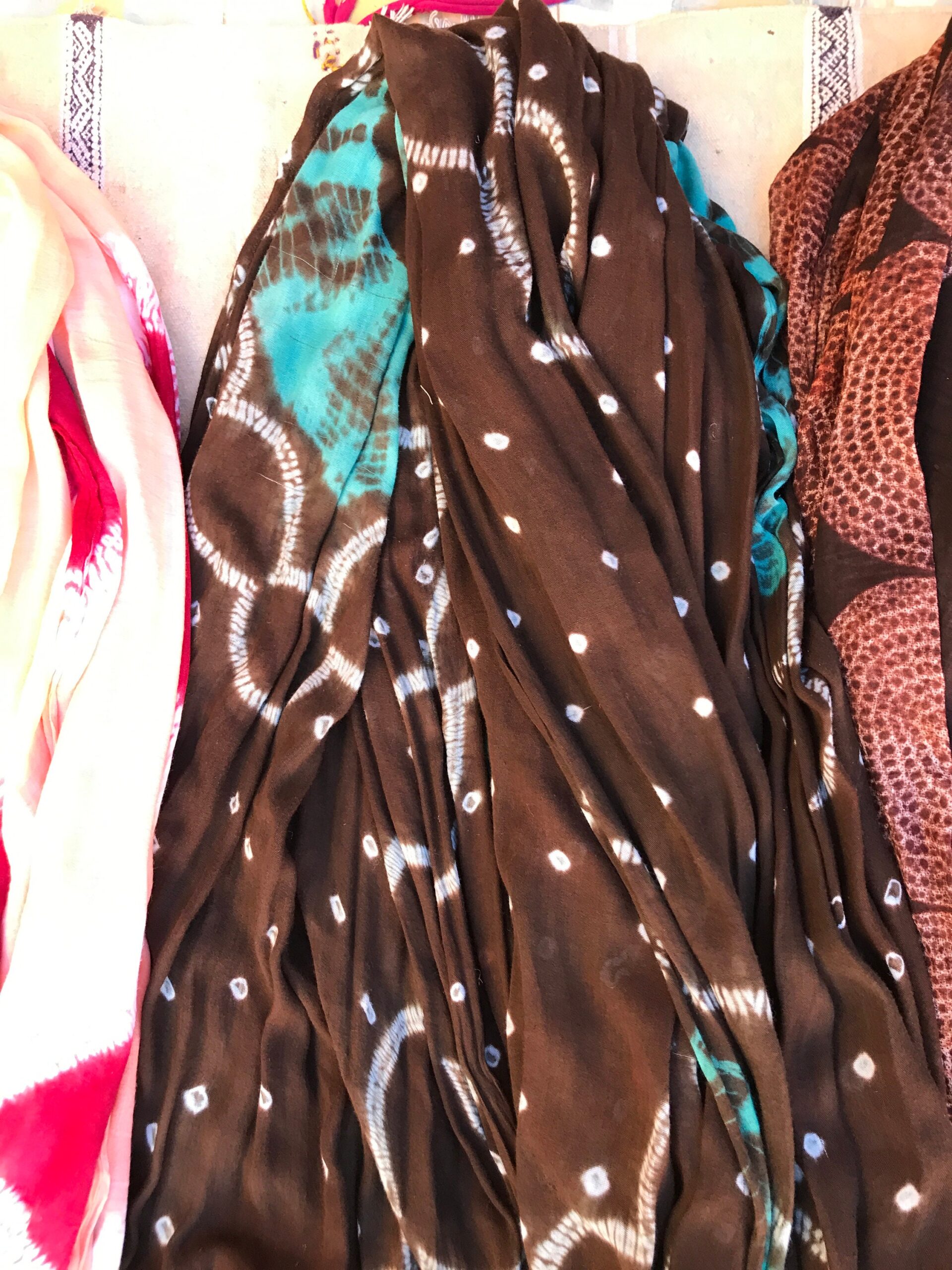 Tuareg Blue Cotton Scarf: Berber Cheche Turban - Image 7