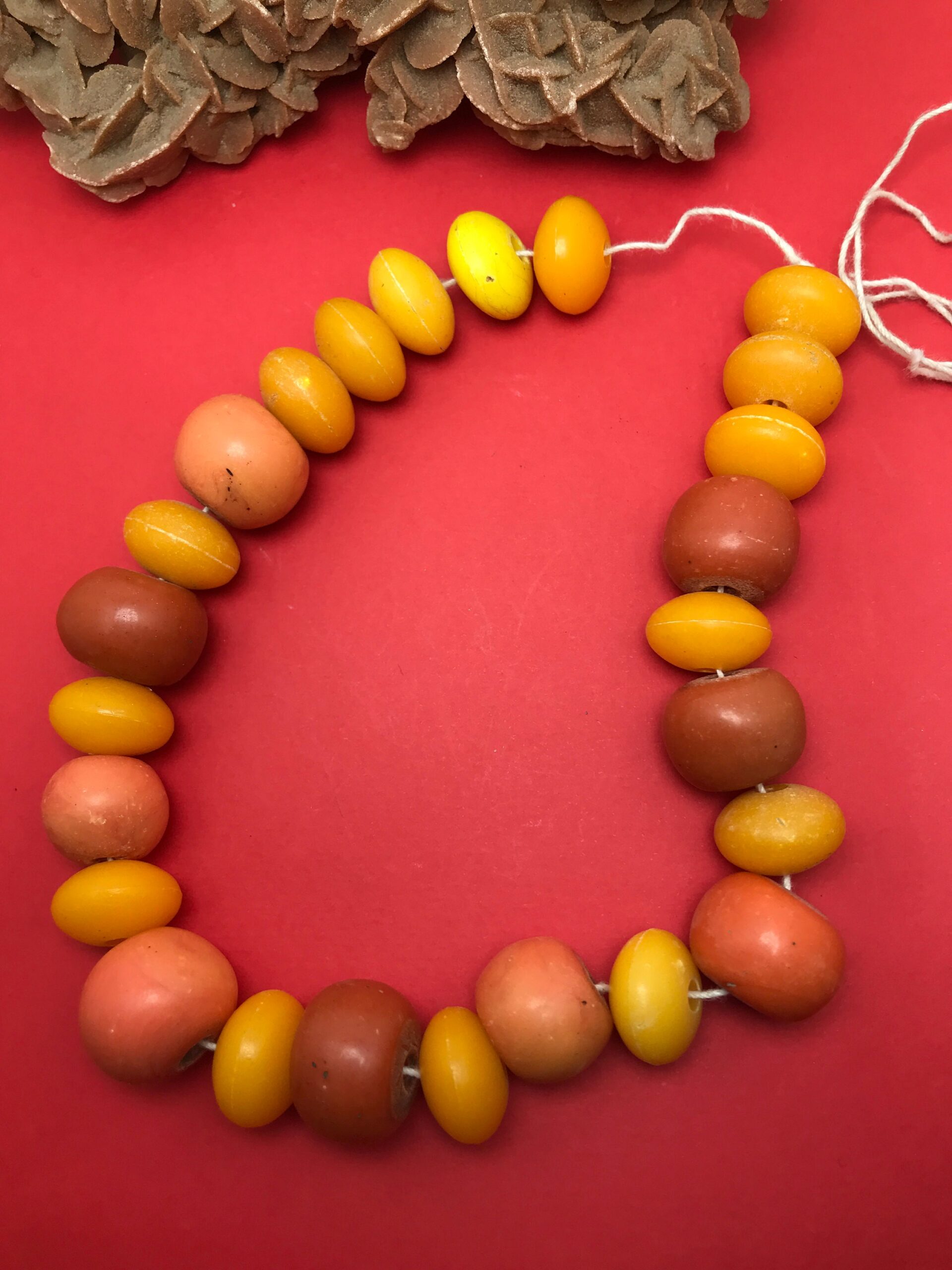 Vintage Berber Necklace Beads: Old Moroccan Jewelry Making - Image 5
