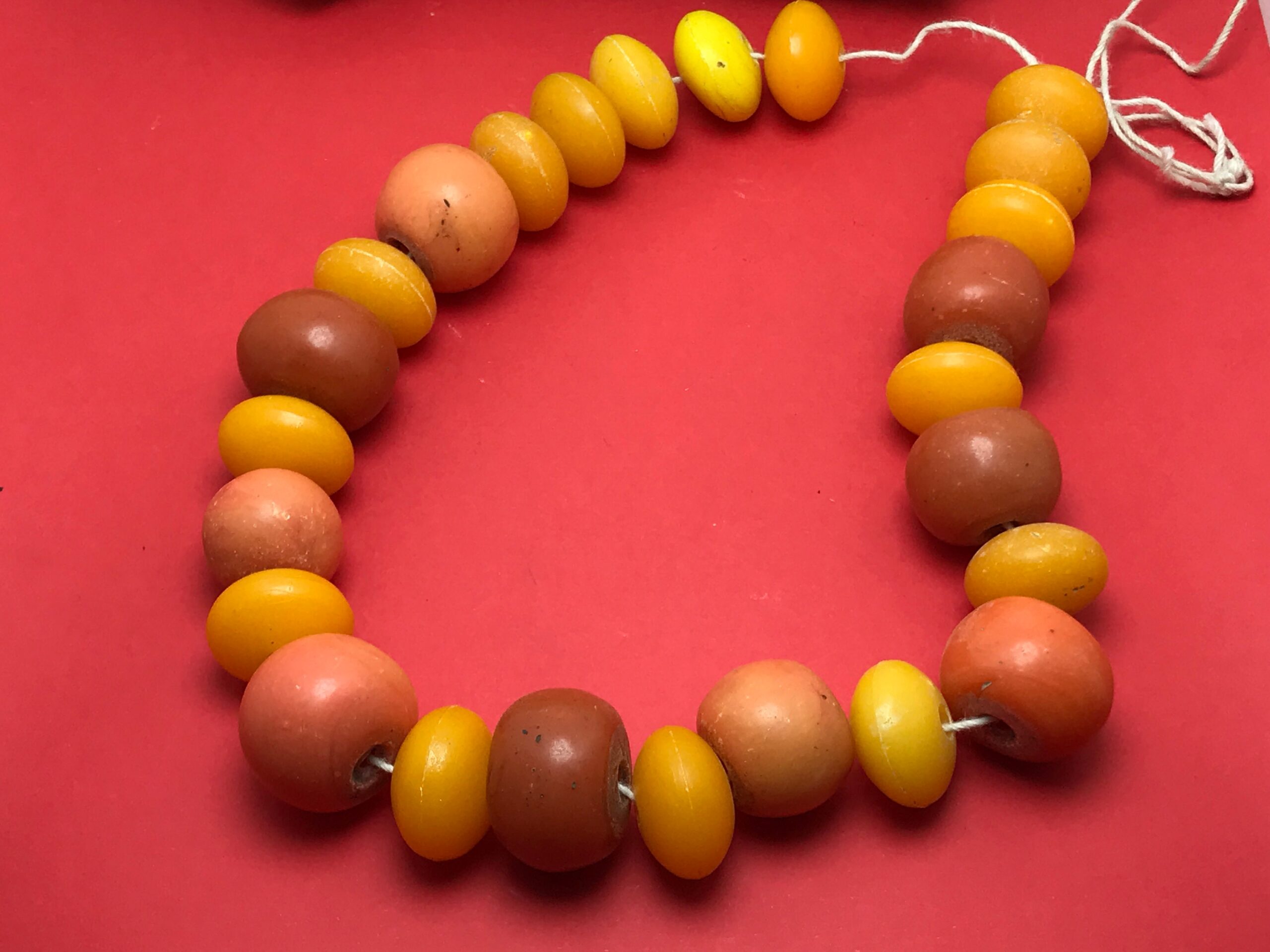 Vintage Berber Necklace Beads: Old Moroccan Jewelry Making